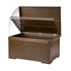 TRINITY EcoStorage 70 Gallon Oudoor Deck Box, Espresso Brown (THBBR-3108)-UV stabilized to help reduce fading