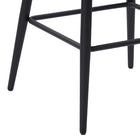 CorLiving DDW-351-B Blakeley Tabouret de bar en velours crème - Lot de 2-Montage facile
