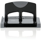 Swingline SmartTouch Low Force 3-Hole Punch - 45 Sheet Capacity - 9/32" Hole Size - Black-Manual low force 3-hole puncher