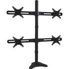 TygerClaw Quad-Arm Desk Mount for 10" - 24" Display, 24.4" x 27.2" x 6.7", Black-Medium size desk mount