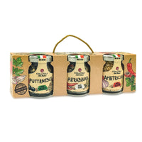 Collitali Spice Mixes for Pasta - Rustic Gift Set of 3-Elevate your pasta dishes with Collitali's exquisite Spice Mixes for Pasta Gift Set. Crafted with a passion for authentic Italian flavours, our spice blends are the secret ingredient you've been missing to create unforgettable pasta dishes that will transport you to the heart of Italy.