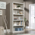 Sauder Miscellaneous Storage 5-Shelf Bookcase - 69.76" H - White Plank (426423)-69.76"H x 35.28"W x 13.23"D