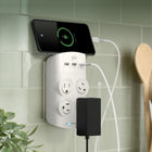 360 Electrical Revolve45 4-Outlet Rotating 45W Surge Protector - White-Dimensions: 3.5"W x 6.3"H x 1.5"D