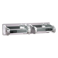 ASI Double Bathroom Tissue Dispenser/Holder, 2 Pack-Toilet paper holder, dispenses two standard or 1800 sheet toilet tissue rolls.