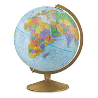 Replogle Globe Explorer Political Raised Relief Classroom Globe-Striking Colours invite students of any age to explore the globe
