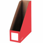 Bankers Box 4" Magazine File Holders, Assorted, 6 Pack-Holds such magazines, catalogs, file folders, project binders, and text books