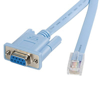 StarTech RJ45 to DB9 Cisco Console Management Router Cable, M/F, 6 Ft.-Low cost replacement / spare router console cable