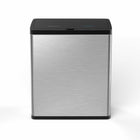 Step N' Sort Motion Sensor 2-Compartment Trash and Recycling Bin with Removable Inner Bins - 60L-Capacity: 16 gal