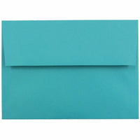 JAM Paper A7 Invitation Envelopes, 5.25 x 7.25, Brite Hue Sea Blue Recycled, 1000 Pack (27785B)-Sea blue