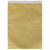 JAM Paper - Enveloppes en aluminium à extrémité ouverte - 8,375 x 11 - avec fermeture autocollante - or - Paquet de 25-Couleur: Or