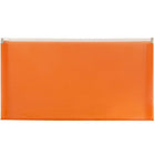 JAM Paper #10 Plastic Envelopes with Zip Closure, 5 x 10, Orange Poly, 12 Pack (921Z1or)-Product Type: Letter Booklet Envelope