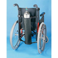 Bios Oxygen Tank Holder for Wheelchairs-Lightweight, easy to attach, easy to lift! Provides a safe, convenient and economical way to carry oxygen cylinders