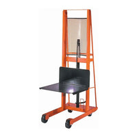Wesco Hydraulic Platform Lift Stacker, 24" L X 24" W, 5-3/4" Lowered Platform Height (260046)-Lifting Capacity: 1000 lbs.