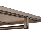 TRINITY  Bamboo Garment Rack, Bronze Anthracite (TBFPRA-2706)-Easy, no tool assembly