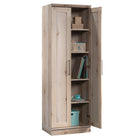 Sauder HomePlus 2 Door Storage Cabinet - 71.18" H - Pacific Maple (430334)-Pacific Maple - Engineered Wood
