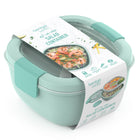 Bentgo 54 oz Salad Container - Coastal Aqua-Easily holds up to 4 cups of greens, pasta, or fruit making it the perfect size for even the hungriest appetites
