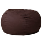 Flash Furniture Oversized Solid Brown Bean Bag Chair-Oversized Bean Bag