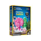 National Geographic Crystal Garden Growing Kit-Kit includes 1 Bottle of Crystal-Growing Liquid (1 fl oz / 30 mL), 5 Washable Markers, 2 Tree Bases, 1 Evergreen Tree, 1 Cherry Tree, 1 Geode Specimen, and 1 Learning Guide with Instructions