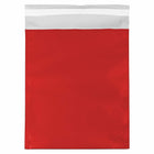 JAM Paper Enveloppes ouvertes en aluminium à fermeture « pelez et scellez », 9 x 12 po, rouge, 100/pqt-Rouge