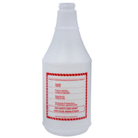 Spray Bottle (Bottle Only) - WHMIS - 24 oz-Spray Bottle to hold water and chemical mixtures for on-site use.