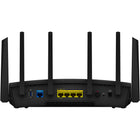 Synology RT6600AX Wi-Fi 6 AX 6600 Router-LAN Port: 2.5GbE (RJ-45) x 1, Gigabit (RJ-45) x 3; WAN Port: Gigabit (RJ-45) x 1, 2.5 GbE (RJ-45) x 1 (Dual WAN)