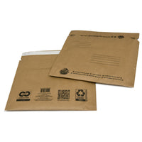 Earth Hugger Paper Protective Mailer - Size #2 - Brown - 9.5" x 9.875" - 20 Pack-All paper construction - Plastic Free