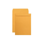 Quality Park 12" x 16" Gummed Brown Kraft Catalogue Envelopes - 100 Pack-Manufactured from sturdy 24 lb brown Kraft stock to keep contents protected during mailing, storage and handling