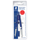 Staedtler-Mars 13" Spring-Bow Compass And Lead In Plastic Pouch-Sturdy plastic/metal compass