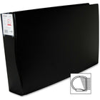 Filemode 11" x 17" Duraply D-Ring Poly Binder, 2", Black-Extremely solid and durable three-ring binder