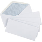 Staples #10 Security Envelopes with Gummed Flaps - 4-1/8" x 9-1/2" - White - 500 Pack-Open-end envelope with gummed flap that is moisture-activated for a secure seal