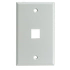 Digiwave – Plaque murale Keystone, 1 fente, 5 x 3 x 1 (po), blanc-Compatible avec n’importe quelle prise Keystone