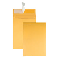 Quality Park Self-Sealing Redi-Strip Expansion Envelopes - 10"W x 13"L - Kraft - 25 Pack-Secure strong envelopes for bulky mailings