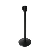 Futech Crowd Control Stanchion with a Retractable Black Belt-Crowd Control Barrier