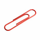 JAM Paper Colored Jumbo 2" Paper Clips - Red - 2 Packs of 75-These colorful paperclips are great for organizing papers at home, school, or the office