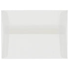 JAM Paper A9 Invitation Envelopes, 5.75 x 8.75, Clear Translucent Vellum, 250 Pack (900964615H)-Clear translucent vellum envelope