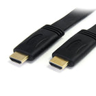 StarTech  Câble plat HDMI haute vitesse avec Ethernet, Câble HDMI Ultra HD 4K x 2K, HDMI vers HDMI, M/M, 25 pi-Économisez de l’argent et évitez le désordre en combinant un vidéo à bande passante et les connexions audio numériques en un seul câble