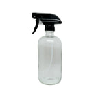 Wamaco Glass 16 Oz Spray Bottles, Clear, 4 Pack-16 oz