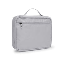 The Heys Basic Toiletry Bag-Featuring a hook to hang the bag on a door or mirror, and a top carry handle for easy mobility.