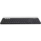 Logitech K780 Multi-Device Wireless Keyboard-Connect your device via Bluetooth or Unifying receiver, this keyboard also features an integrated rubber cradle that carefully holds various devices at a comfortable angle