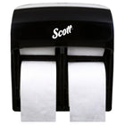 Scott Pro - Distributrice de papier hygiénique à rouleau unique de grande capacité (44518) - Blanche-Contient quatre rouleaux de papier hygiénique standards sans mandrin (les marques Cottonelle et Scottproposent des rouleaux compatibles)