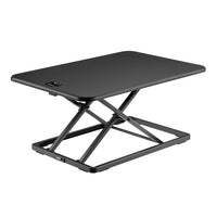 Uplite Standing Desk Converter Ergonomic Sit Stand Height Adjustable Workstation Single Top Riser For Laptop and Monitor-For Both Office and Home - Stable and slim, easy to raise or lower