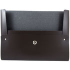 JAM Paper Italian Leather Portfolio With Snap Closure, 10.5 x 13 x 0.75, Dark Brown, Sold Individually (2233317451)-Material: Italian leather