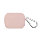 Gry Mattr GMPROPK Airpod PRO Protective Silicone Case with Keychain Carabiner andAnti Microbial Protection - Blush Pink-360-Degree, Shock-Absorbing Protection