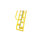 Vestil Alternating-Tread Stairs, No. of Steps: 16 (ATS-10-56)-Material: Steel