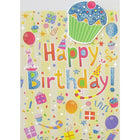 Rosedale Greeting Card, Happy Birthday- Cup Cake-Printed on premium coated card stock