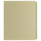 Mark Maker Legal Exhibit Index Tab Set of Buff Single Tabs, 1/25th Cut, Letter Size, No Holes, Number 126 - 150-Buff Single Tabs, 1/25th Cut
