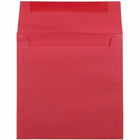 JAM Paper 6.5 x 6.5 Square Envelopes, Brite Hue Red Recycled, 1000 Pack (02792283C)-Size: 6-1/2" x 6-1/2"
