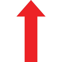 Mark Maker Floor Decal 8" x 18" Die Cut Arrow - Red-Floor Decal  Die Cut Arrow