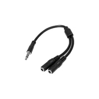 StarTech Slim Stereo Splitter Cable, 3.5Mm Male To 2X 3.5Mm Female-1 x mini-phone male stereo audio
