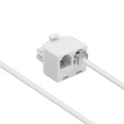 Basic Tech Duplex In-Wall Adapter - White-5
